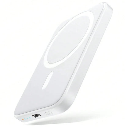 Magsafe Portable Charger Compatible With Iphone, 5,000mAh 20W Magnetic Power Bank, Fast Charging Wireless Battery Pack With 20W USB-C Compatible With Iphone 16/15/14/13/12 Series, 2025 Version Suitabl