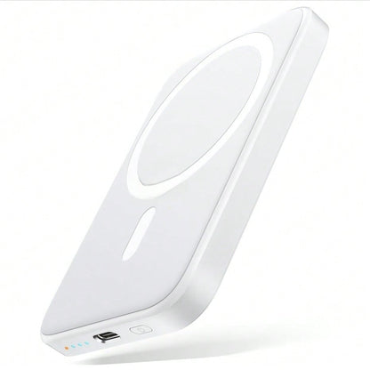 Magsafe Portable Charger Compatible With Iphone, 5,000mAh 20W Magnetic Power Bank, Fast Charging Wireless Battery Pack With 20W USB-C Compatible With Iphone 16/15/14/13/12 Series, 2025 Version Suitabl