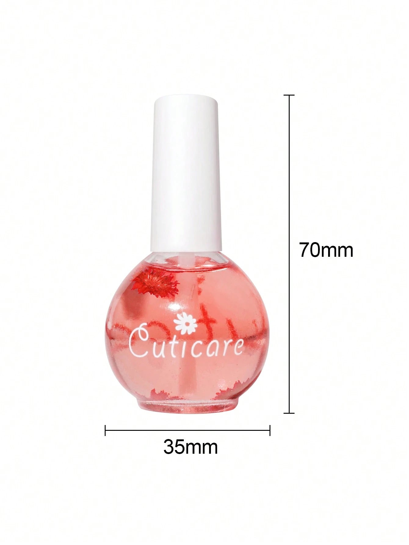 MAOMIA Dry Flower Cuticle Oil, Nail & Cuticle Protector With Flower Fragrance, Moisturizing & Nourishing For Stronger And Brighter Nails