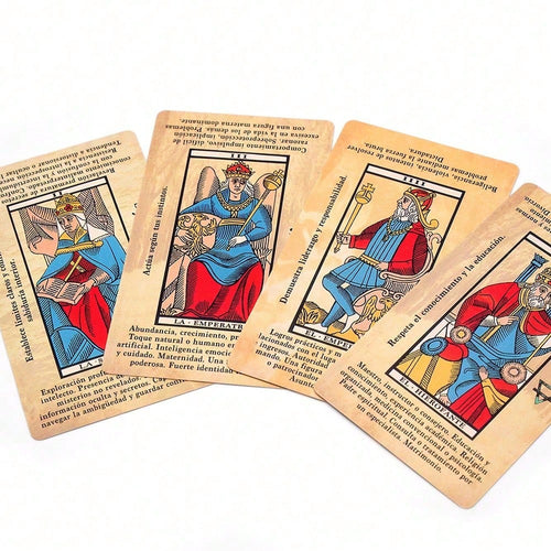 Marseille Tarot Beginner's Guide (Spanish Version) With Illustrations And Easy To Understand Text, Teaching You How To Interpret Classic Marseille Tarot Cards, Collecting Exquisite Artworks, Enhancing