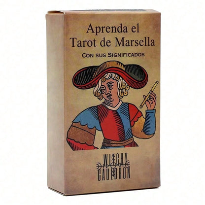 Marseille Tarot Beginner's Guide (Spanish Version) With Illustrations And Easy To Understand Text, Teaching You How To Interpret Classic Marseille Tarot Cards, Collecting Exquisite Artworks, Enhancing