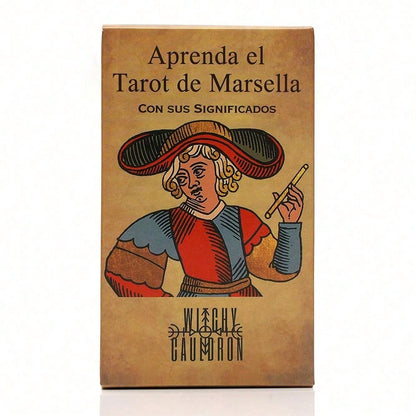 Marseille Tarot Beginner's Guide (Spanish Version) With Illustrations And Easy To Understand Text, Teaching You How To Interpret Classic Marseille Tarot Cards, Collecting Exquisite Artworks, Enhancing