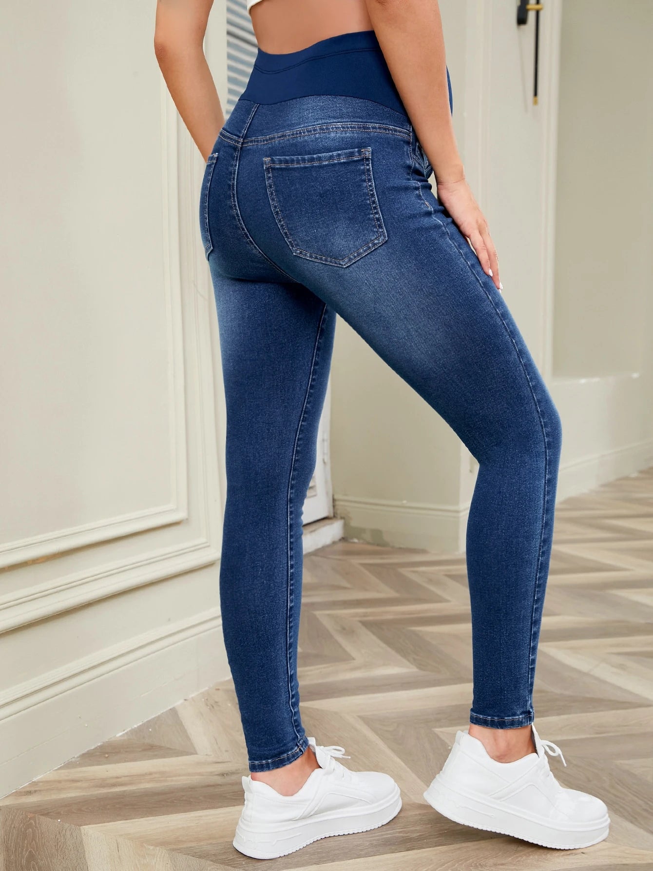 Maternity Wideband Waist Skinny Jeans