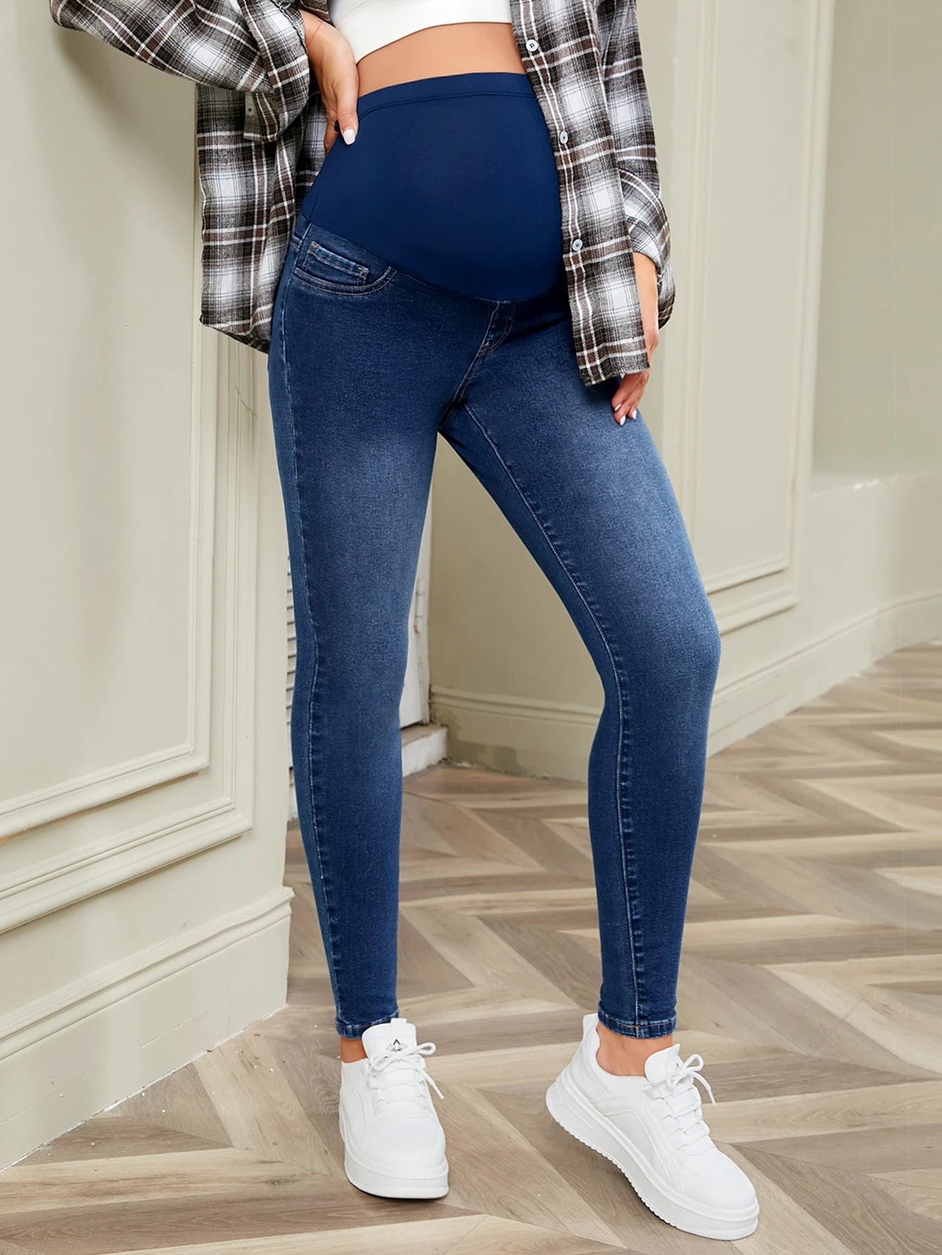 Maternity Wideband Waist Skinny Jeans