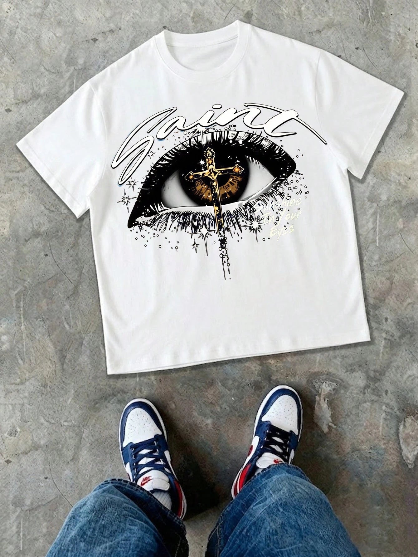 Mechanical Eye Soul Gaze Tee| 100% Cotton Graphic Streetwear, Futuristic Romantic Gift & Deep Conversation Starter