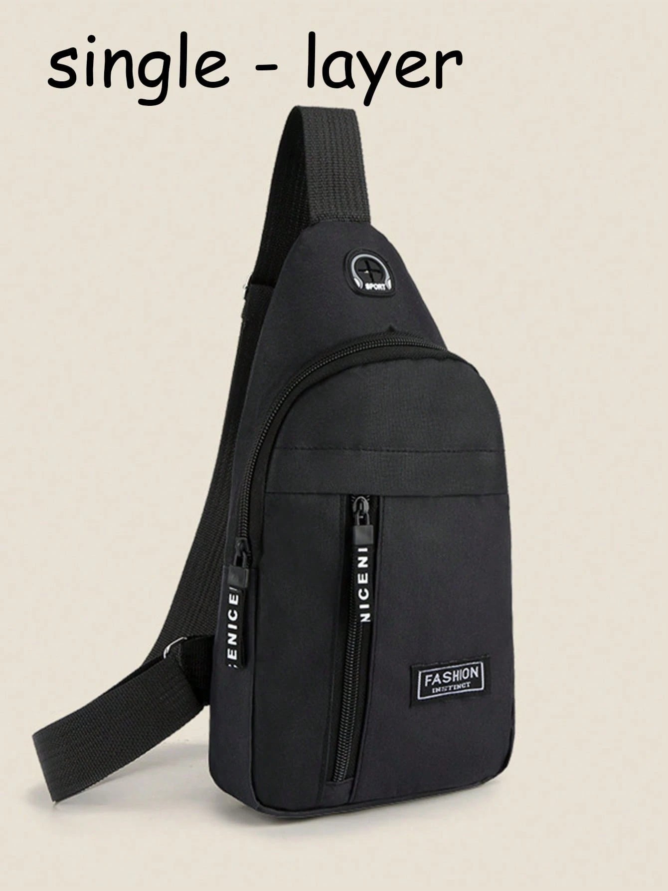 Men's Shoulder Bag, Father's Day Gift, Multi-Function Hiking Chest Bag, Lightweight Shoulder Backpack, Fun Gift Side Bag Hiking Accessory,Fathers Day Gift,City Bag