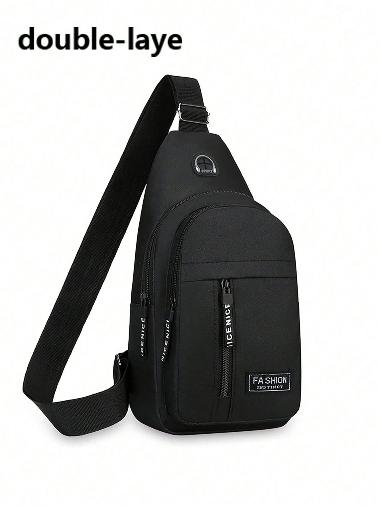 Men's Shoulder Bag, Father's Day Gift, Multi-Function Hiking Chest Bag, Lightweight Shoulder Backpack, Fun Gift Side Bag Hiking Accessory,Fathers Day Gift,City Bag