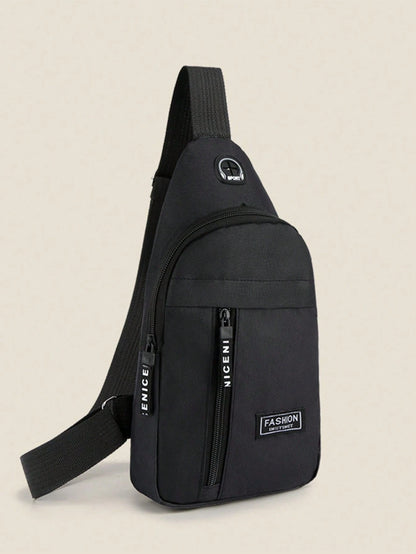 Men's Shoulder Bag, Father's Day Gift, Multi-Function Hiking Chest Bag, Lightweight Shoulder Backpack, Fun Gift Side Bag Hiking Accessory,Fathers Day Gift,City Bag