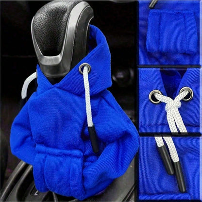 Mini Car Gear Shift Cover Hoodie Car Gear Shift Cover, Interior Accessories Shift Knobs Fashionable Shirt Trim
