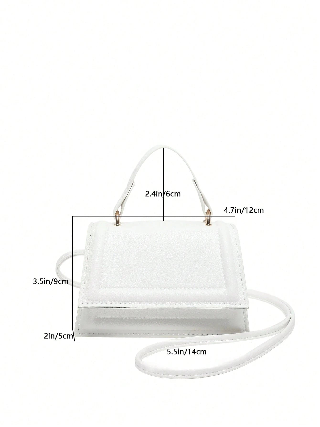 Mini Handbag, Small Size, Fashionable Solid Color Casual Flap Tote Bag, Handheld Leisure Bag, Commuter Bag, New Spring/Summer Shoulder Crossbody Bag For Women