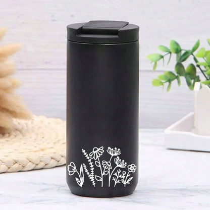 Mini Wildflowers Car Decal, Windshield Banner Decal, Vinyl Decal Sticker, Car Accessories, Car Decor