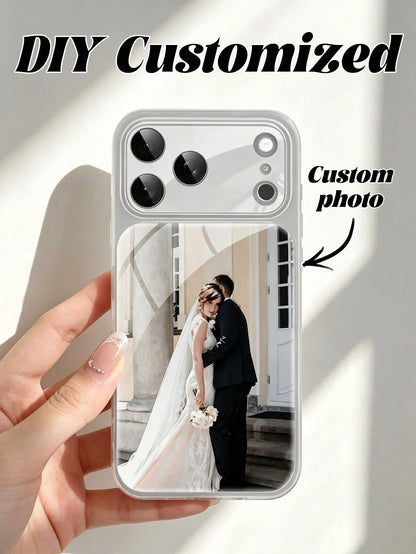 Minimalist DIY Customized Phone Case With Photo, For 17 Pro Max/16, Magnetic Matte Shell, Full Camera Protection, For S26/S25, Shock-Proof Anti-Scratch, Personalized Gift
