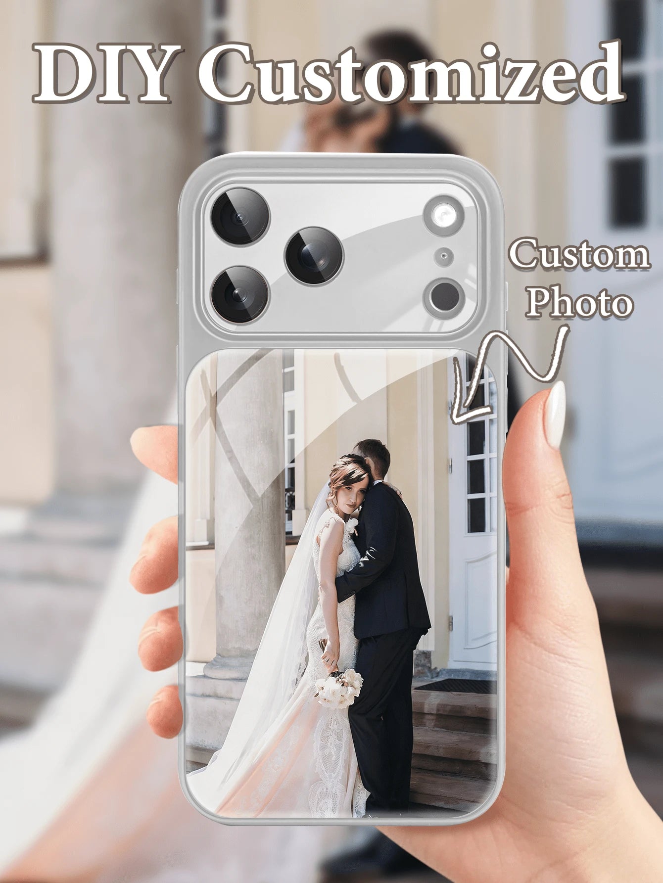 Minimalist DIY Customized Phone Case With Photo, For 17 Pro Max/16, Magnetic Matte Shell, Full Camera Protection, For S26/S25, Shock-Proof Anti-Scratch, Personalized Gift