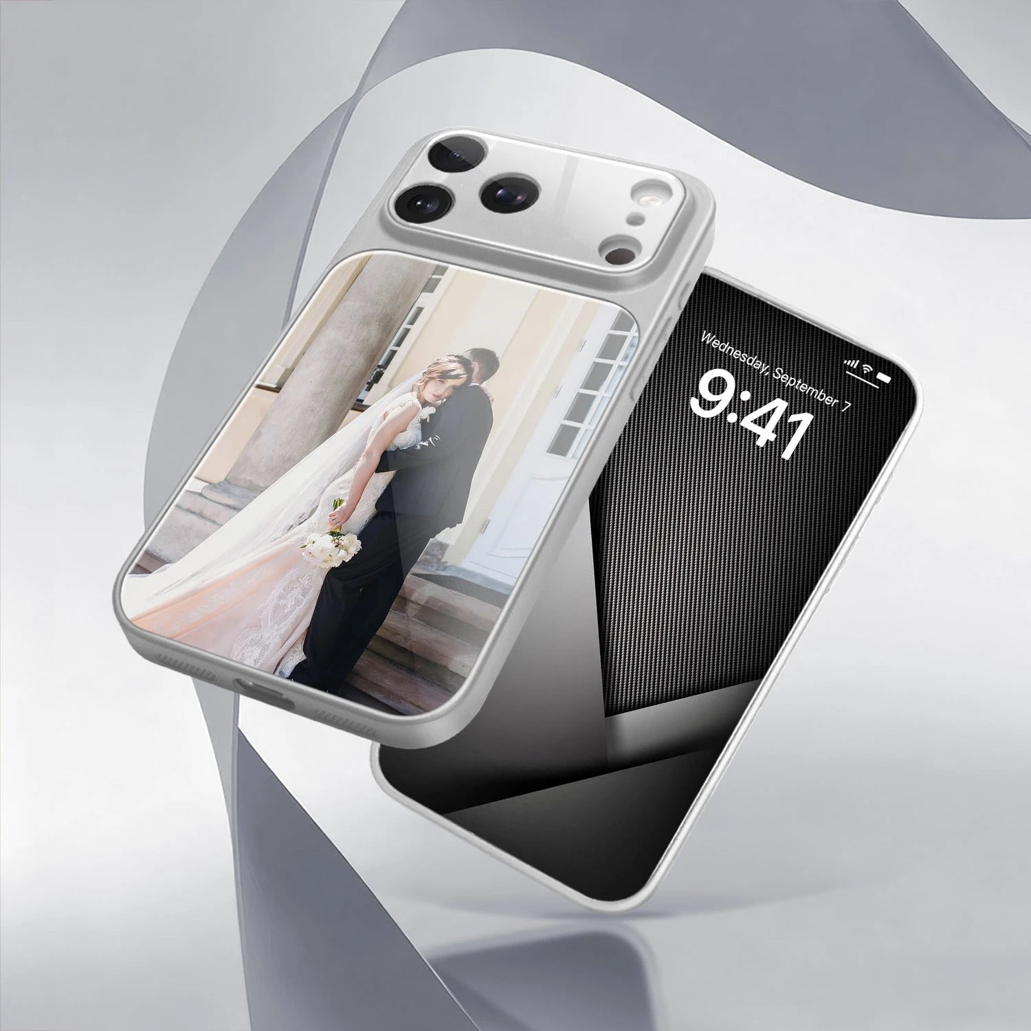 Minimalist DIY Customized Phone Case With Photo, For 17 Pro Max/16, Magnetic Matte Shell, Full Camera Protection, For S26/S25, Shock-Proof Anti-Scratch, Personalized Gift