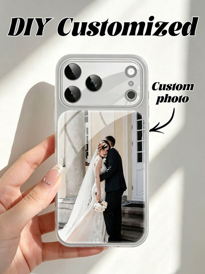 Minimalist DIY Customized Phone Case With Photo, For 17 Pro Max/16, Magnetic Matte Shell, Full Camera Protection, For S26/S25, Shock-Proof Anti-Scratch, Personalized Gift