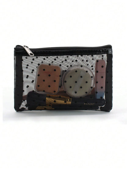 Minimalist Mesh Cosmetic Bag, Makeup Bag Makeup Pouch Skincare Bag Toiletry Bag Packing Cubes, Cruise Essentials Dorm Essentials, Wedding Bridesmaid Gifts, Mom Gifts, Birthday Gifts, Gifts For Friends