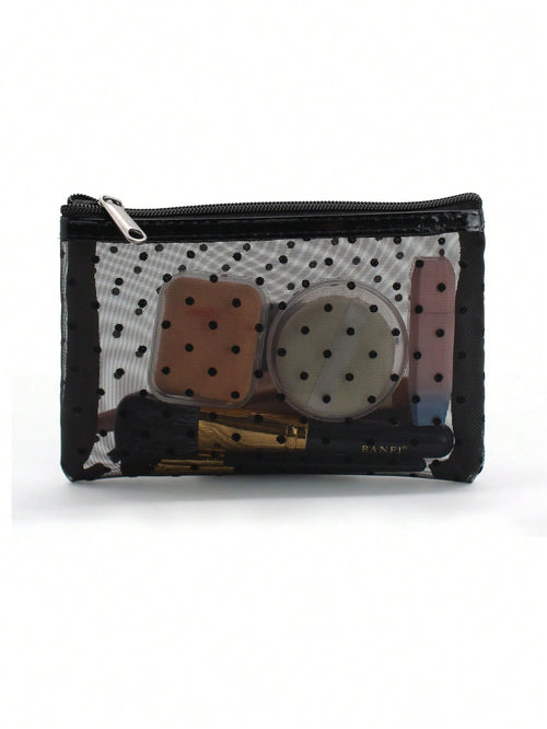 Minimalist Mesh Cosmetic Bag, Makeup Bag Makeup Pouch Skincare Bag Toiletry Bag Packing Cubes, Cruise Essentials Dorm Essentials, Wedding Bridesmaid Gifts, Mom Gifts, Birthday Gifts, Gifts For Friends