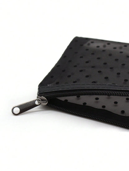 Minimalist Mesh Cosmetic Bag, Makeup Bag Makeup Pouch Skincare Bag Toiletry Bag Packing Cubes, Cruise Essentials Dorm Essentials, Wedding Bridesmaid Gifts, Mom Gifts, Birthday Gifts, Gifts For Friends