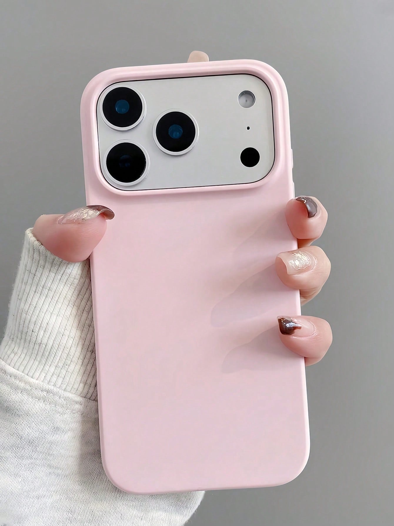 Minimalist Pink Solid Color Fashion Dopamine Phone Case Compatible With IPhone 17 Pro Max/17 Pro/17 Air/17/16 Pro Max/16 Pro/16/16 Plus/15/15 Pro Max/15 Pro/15 Plus/11/12/13/14 Pro Max/12 Pro/12 Pro M