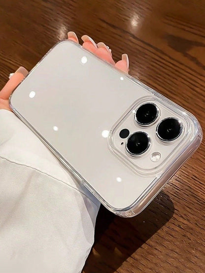 Minimalist Screen Protection Transparent Acrylic Phone Case Compatible With IPhone 16 Pro Max/16/16 Pro/16 Plus/15/15 Pro Max/15 Pro/15 Plus/11/12/13/14 Pro Max/XS/XR/11 Pro/11 Pro Max/12 Pro/12 Pro M