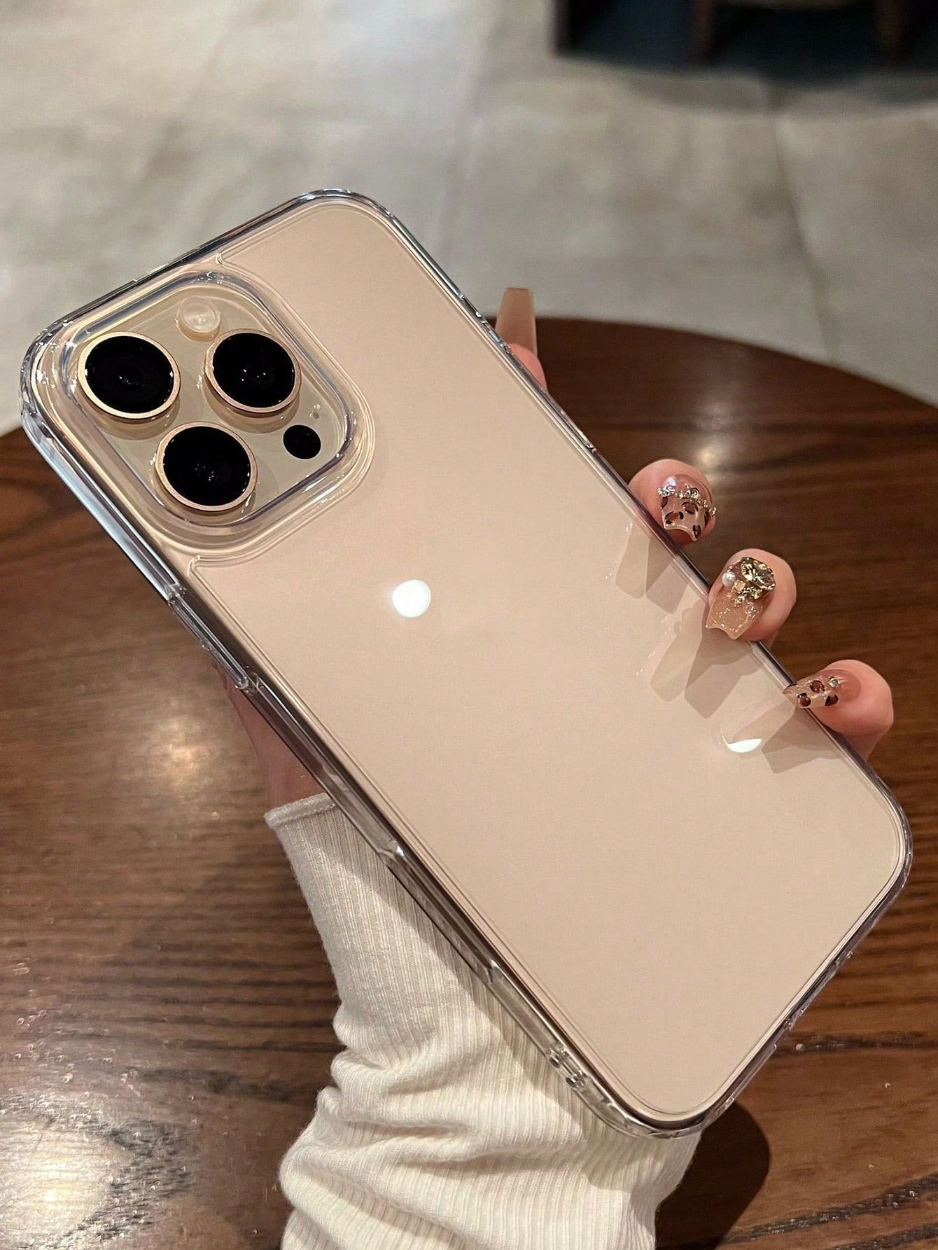 Minimalist Screen Protection Transparent Acrylic Phone Case Compatible With IPhone 16 Pro Max/16/16 Pro/16 Plus/15/15 Pro Max/15 Pro/15 Plus/11/12/13/14 Pro Max/XS/XR/11 Pro/11 Pro Max/12 Pro/12 Pro M