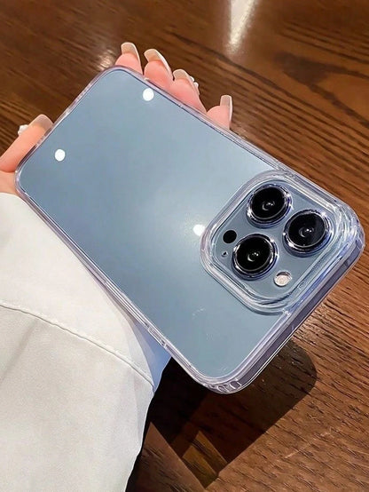 Minimalist Screen Protection Transparent Acrylic Phone Case Compatible With IPhone 16 Pro Max/16/16 Pro/16 Plus/15/15 Pro Max/15 Pro/15 Plus/11/12/13/14 Pro Max/XS/XR/11 Pro/11 Pro Max/12 Pro/12 Pro M