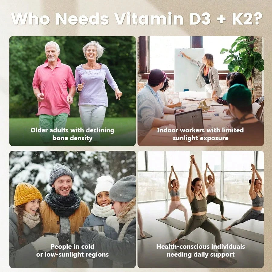 Miriyalyad Corefeel Vitamin D3 K2, 5000 D3 100mcg K2, 300 Softgels, 2-In-1 Vitamin D & K Supplement With Coconut Oil, Supports Calcium Absorption And Bone Health, Easy To Swallow