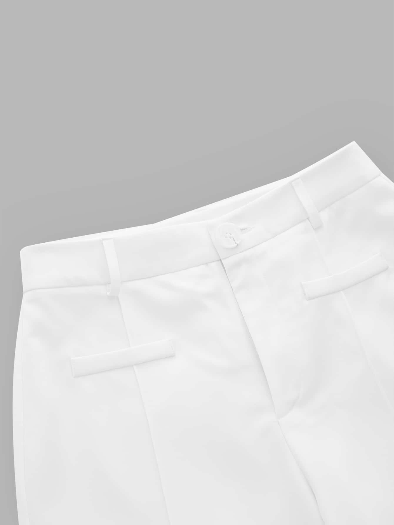 MOD Women's Button Closure Straight-Leg Casual Vintage Style Loose And Comfortable Pants