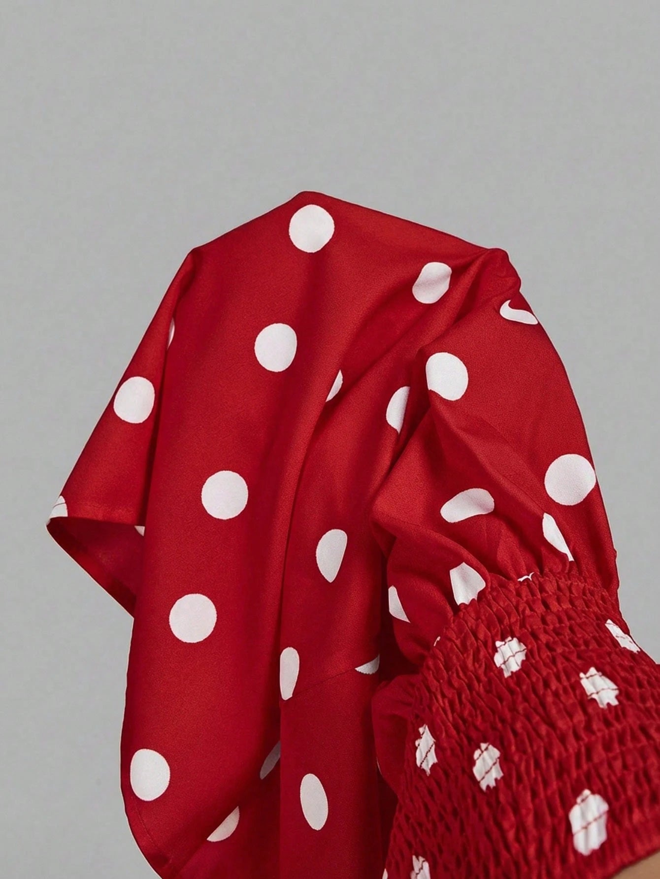 MOD Women's Polka Dot Bandeau Long Dress, Minimalist & Fashionable, Suitable For Summer,Polka Pin Up Red And White Women