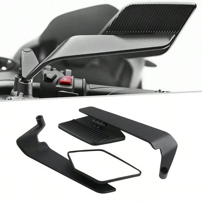 Motorcycle Rearview Mirror, Motorcycle Rearview Mirror, Aluminum Plastic Rearview Mirror, Aluminum Alloy Rearview Mirror, Electric Bicycle Rearview Mirror, Spoiler-Shaped Rearview Mirror, Lightweight