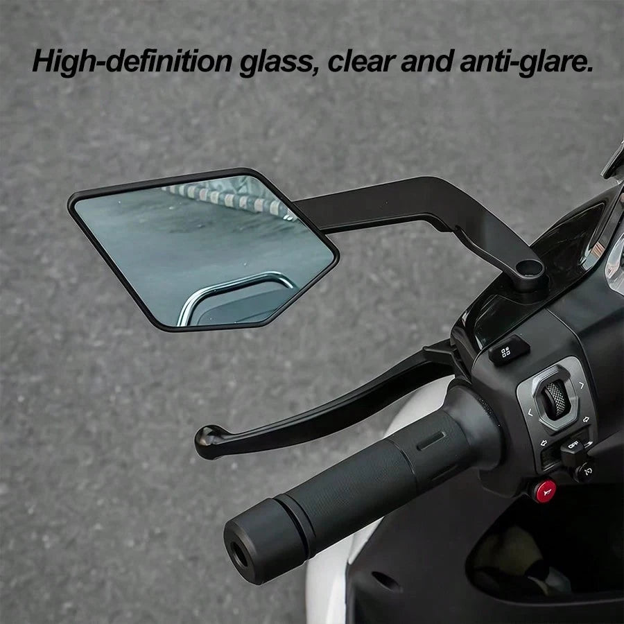 Motorcycle Rearview Mirror, Motorcycle Rearview Mirror, Aluminum Plastic Rearview Mirror, Aluminum Alloy Rearview Mirror, Electric Bicycle Rearview Mirror, Spoiler-Shaped Rearview Mirror, Lightweight