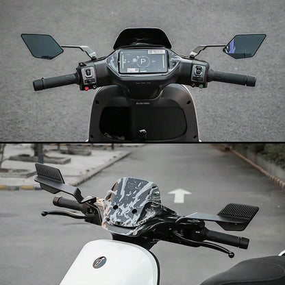 Motorcycle Rearview Mirror, Motorcycle Rearview Mirror, Aluminum Plastic Rearview Mirror, Aluminum Alloy Rearview Mirror, Electric Bicycle Rearview Mirror, Spoiler-Shaped Rearview Mirror, Lightweight