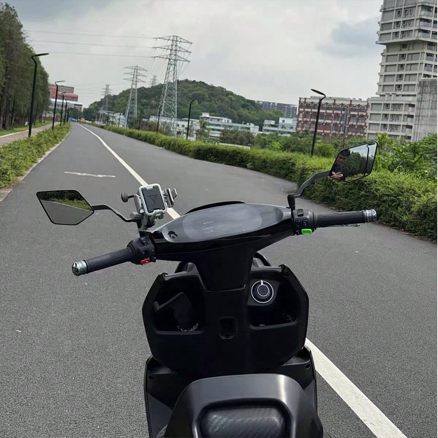 Motorcycle Rearview Mirror, Motorcycle Rearview Mirror, Aluminum Plastic Rearview Mirror, Aluminum Alloy Rearview Mirror, Electric Bicycle Rearview Mirror, Spoiler-Shaped Rearview Mirror, Lightweight