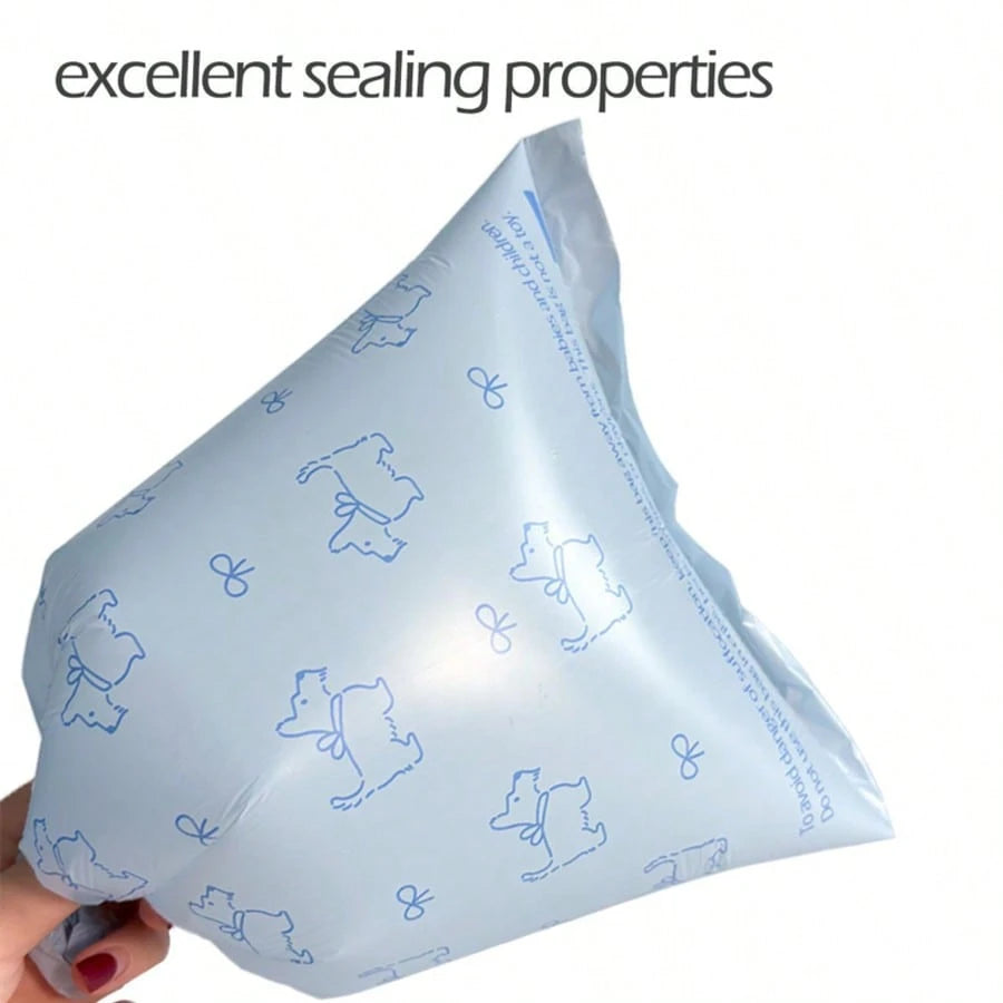 Multi-Color Scented Pet Poop Bags Rolls, Tear Resistant Leakproof Dog Waste Bags With Lovely Cartoon Puppy Pattern And Pet Waste Bags, Durable Dog Poop Bags For Daily Walking