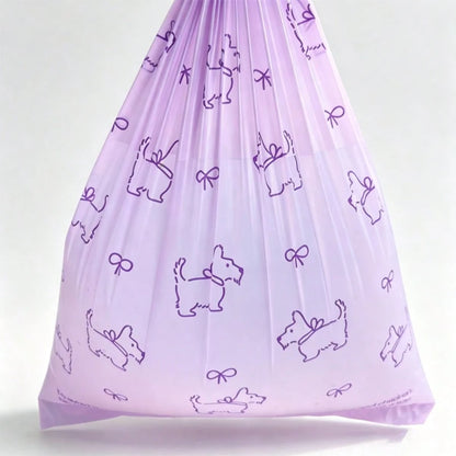 Multi-Color Scented Pet Poop Bags Rolls, Tear Resistant Leakproof Dog Waste Bags With Lovely Cartoon Puppy Pattern And Pet Waste Bags, Durable Dog Poop Bags For Daily Walking