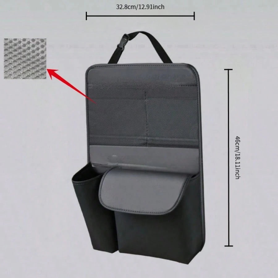 Multi-Pocket Car Seat Back Organizer, Baby Travel Storage Bag, Rear Seat Hanging Bag, Can Store Diapers, Bottles, Toys And Snacks