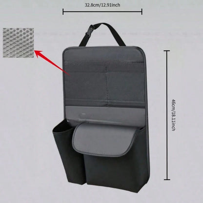 Multi-Pocket Car Seat Back Organizer, Baby Travel Storage Bag, Rear Seat Hanging Bag, Can Store Diapers, Bottles, Toys And Snacks