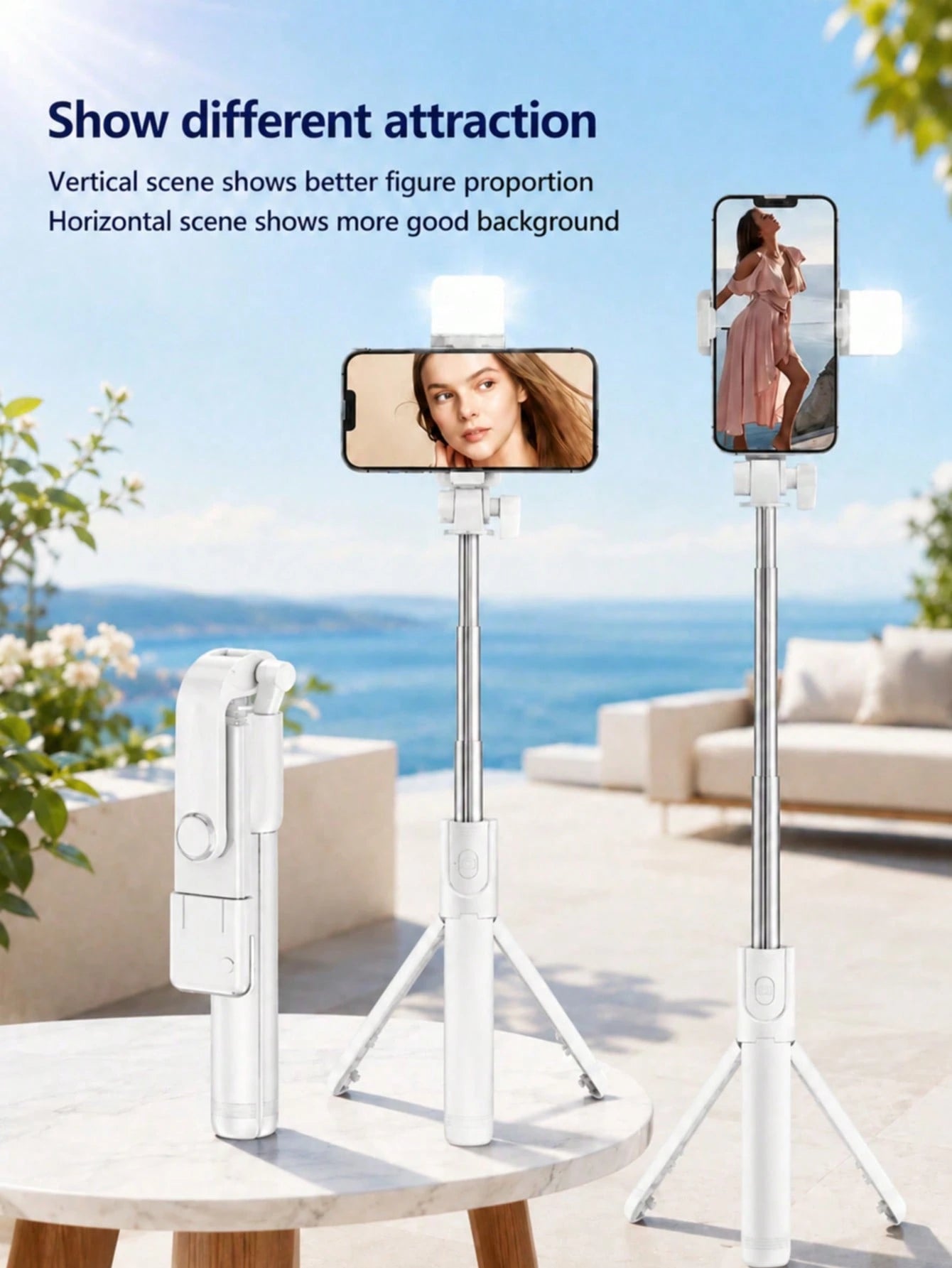 Multifunctional Bluetooth Selfie Stick Tripod With Remote Control And Fill Light, Phone Holder Live Streaming Tripod, Universal Photography Travel Selfie Gadget