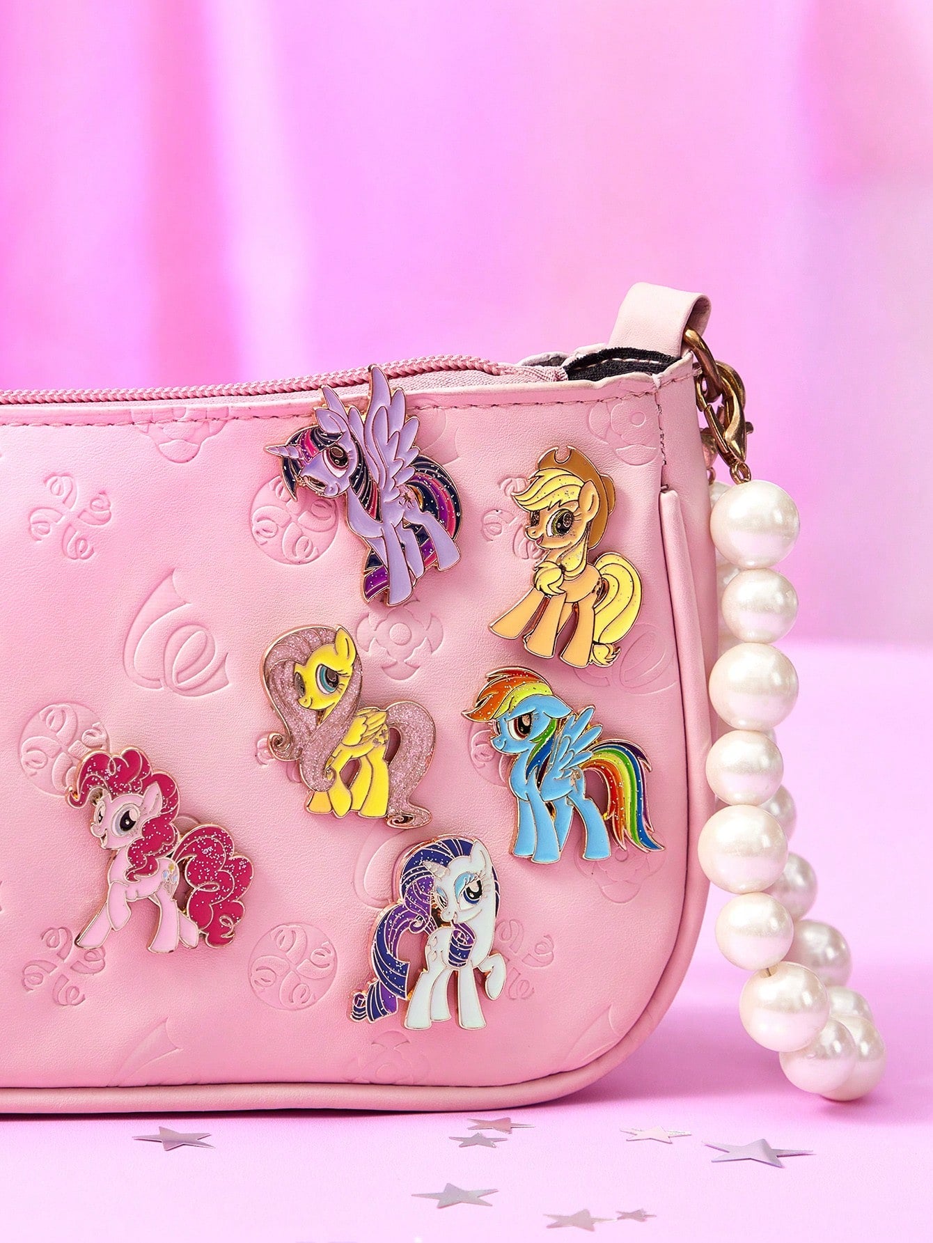 My Little Pony X 6-Piece Stylish Cute Sweet Lady Brooch Girl Cartoon Badge Zinc Alloy Drip Pin, Unicorn, Twilight Sparkle & Pinkie Pie & Rainbow Dash,Gift Ideas
