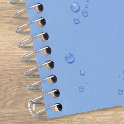 New-2026Five Star Spiral Notebook, 2 Subject, College Ruled Paper, 6" X 9.5", 80 Sheets, Blue (Color May Vary) (840029CG1), Back To School
