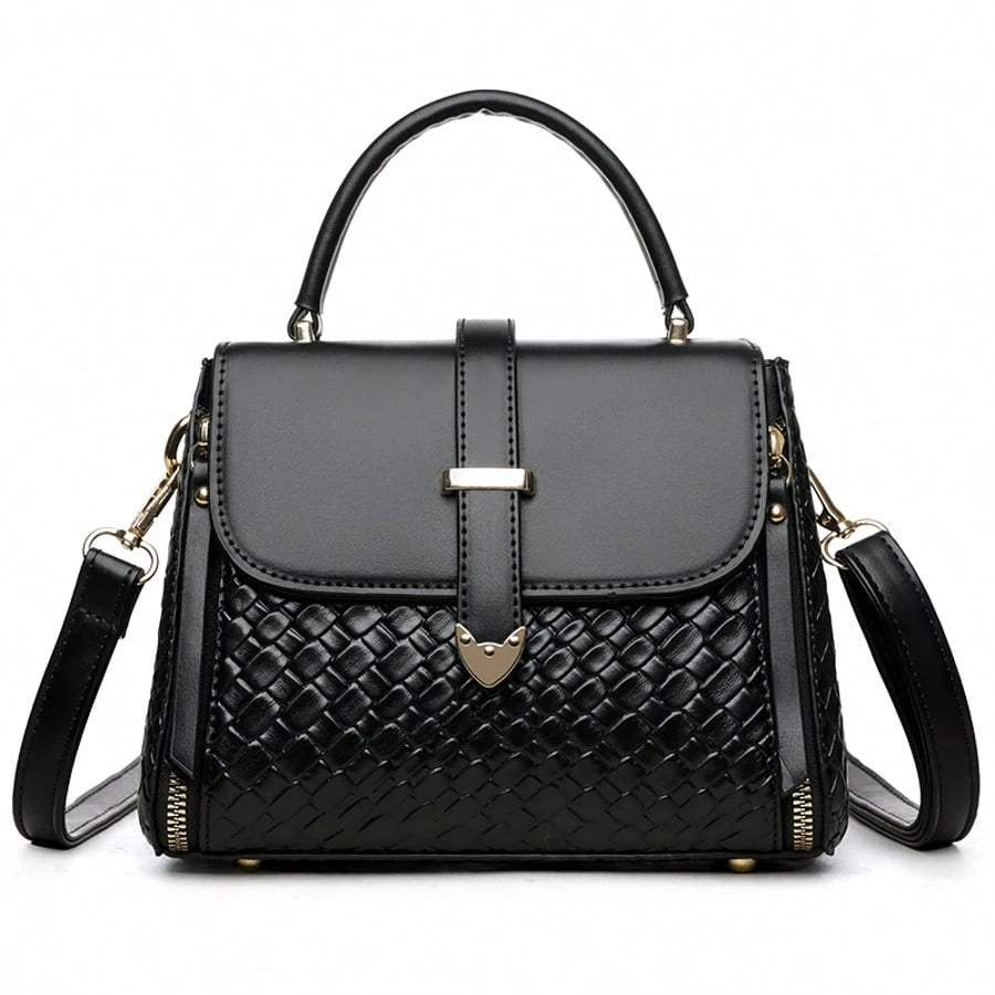 New Fashion Versatile Classic Shoulder Bag, Retro Minimalist Handbag, Tote Bag, Solid Color Crossbody Bag, PU Leather Women's Bag, Niche Design, Sophisticated, Suitable For Urban Commuting, Daily Shop