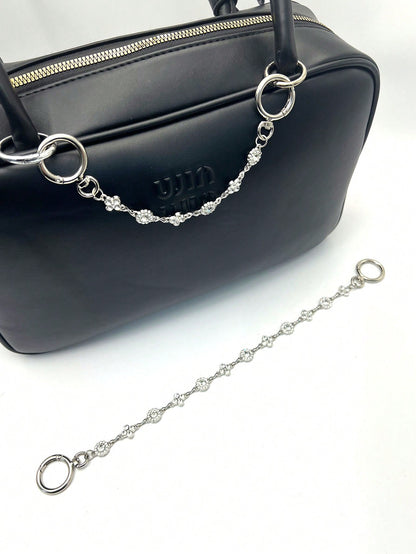 New Fashion Women Bag Accessory Metallic Butterfly Flower Star Decor Extendable Chain High-End Versatile Niche Stylish Chain Strap Y2K Accessories Summer Beach Vacation