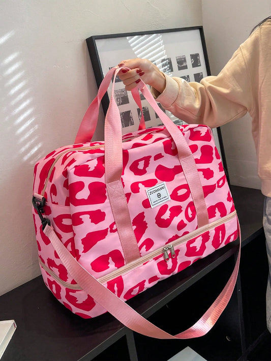 New Simple Duffel Bag, Fashion Versatile, Casual Sports Gym Bag, Short Trip, Sports Leisure, Large Capacity, Waterproof, Multi-Function Elegant Bag, College Student Bag, Maternity Bag, Travel Bag With