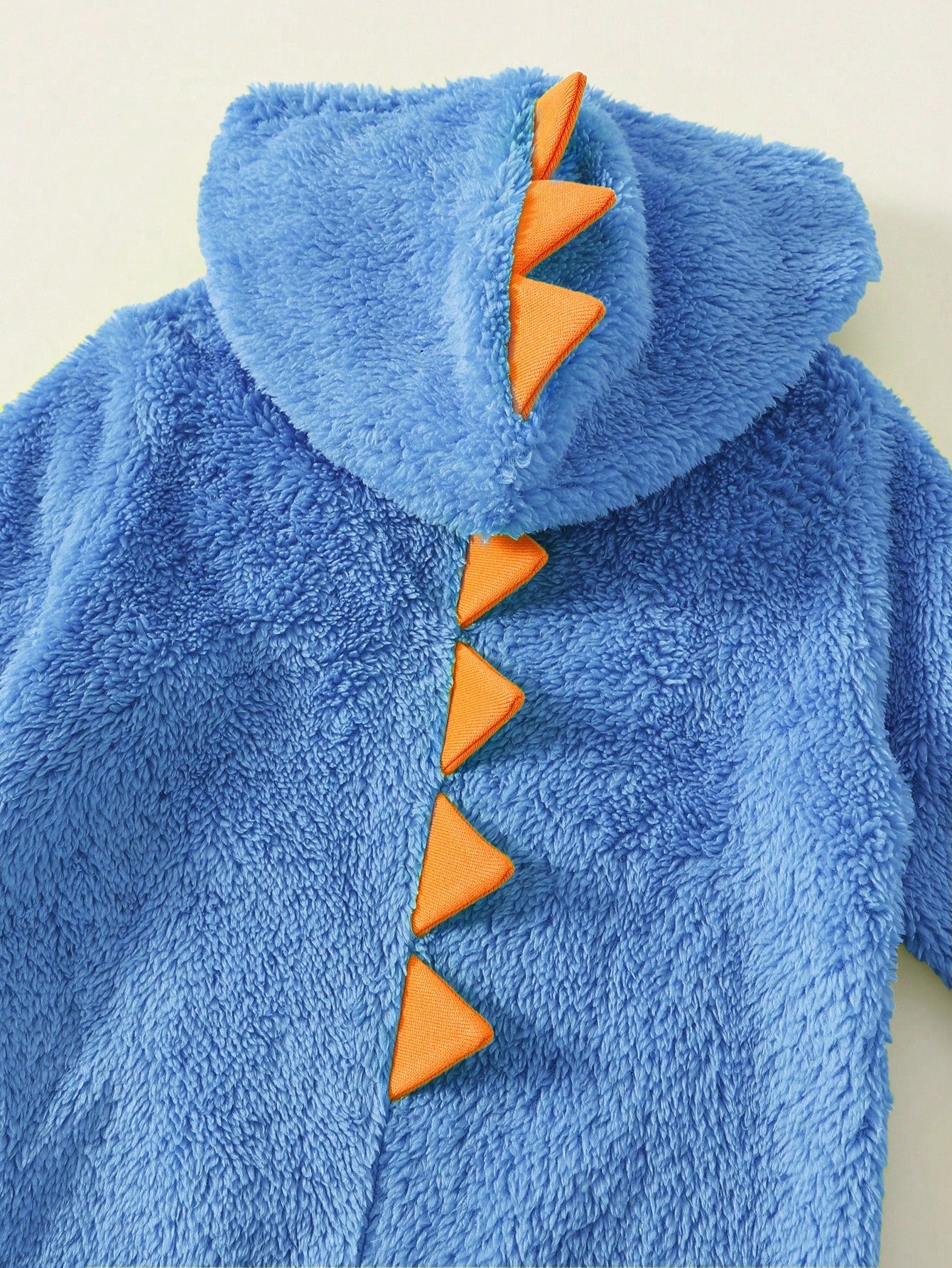 Newborn Baby Boy Clothes Baby Boy Fall And Winter Clothes Outfit Set, Contrast Color Neon Green Thermal Lined Thickened Cute Dinosaur Design Hooded Jumpsuit, Comfortable Versatile Casual Fashion