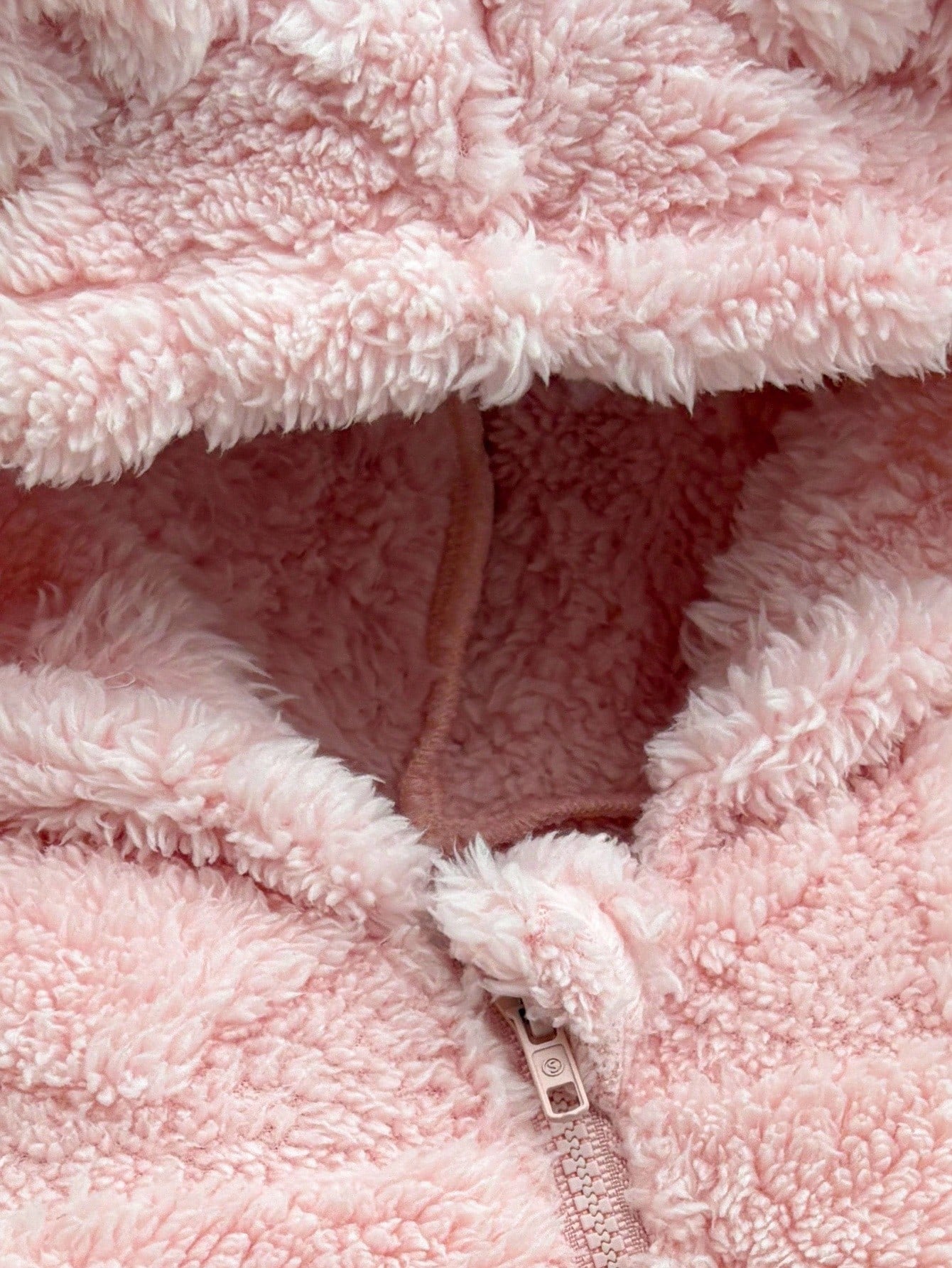 Newborn Baby Girl Cute Fluffy Pink Heart Pajamas,Autumn/Winter Winter Jumpsuit Snowsuit Clothes Warm Fleece Fall