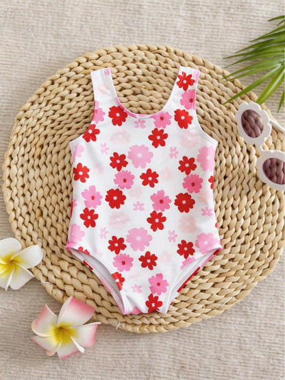 Newborn Floral Romper Swimsuit, Cute & Minimalist Fashion