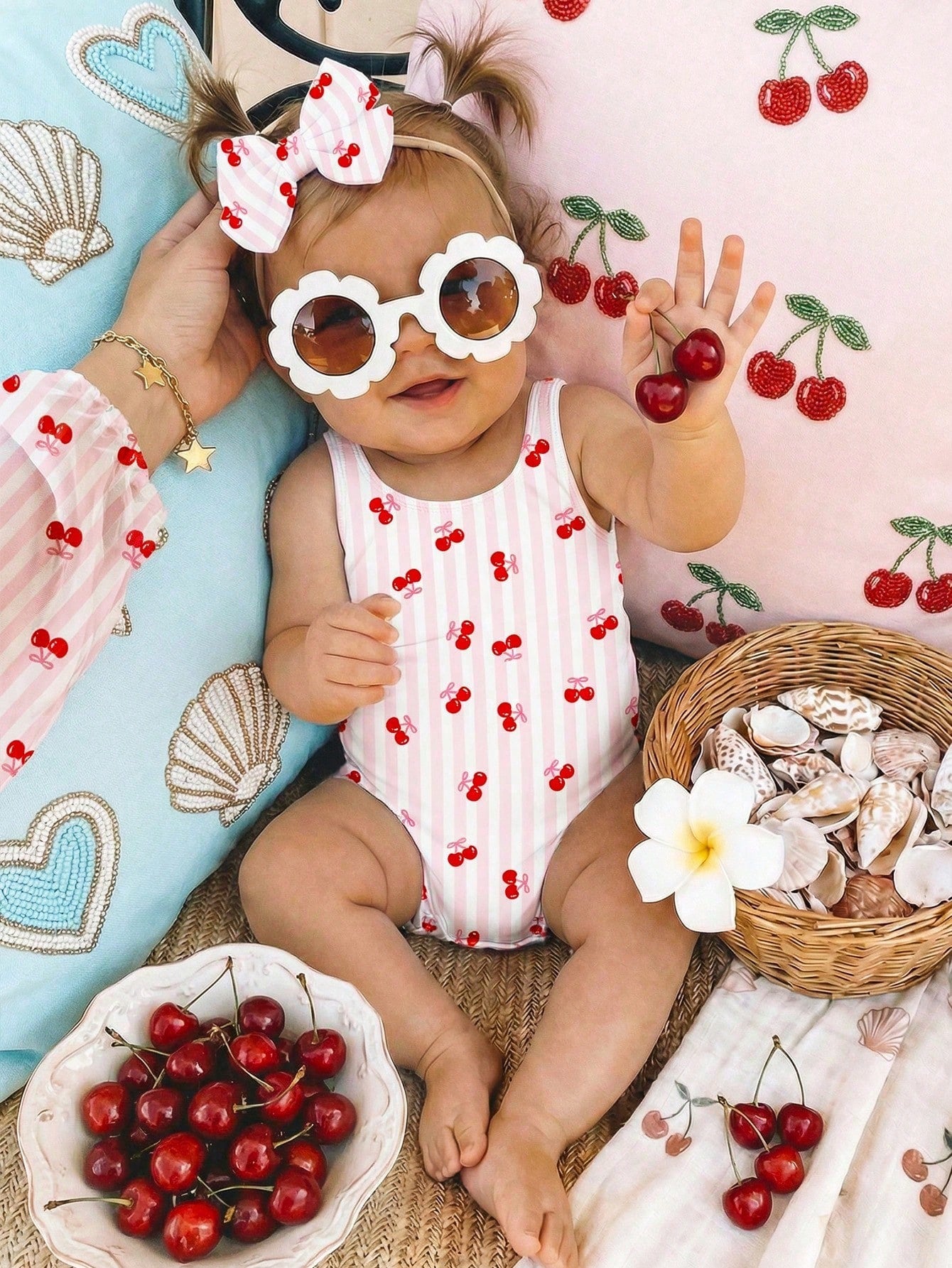 Newborn Floral Romper Swimsuit, Cute & Minimalist Fashion