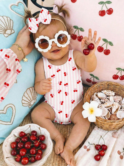 Newborn Floral Romper Swimsuit, Cute & Minimalist Fashion
