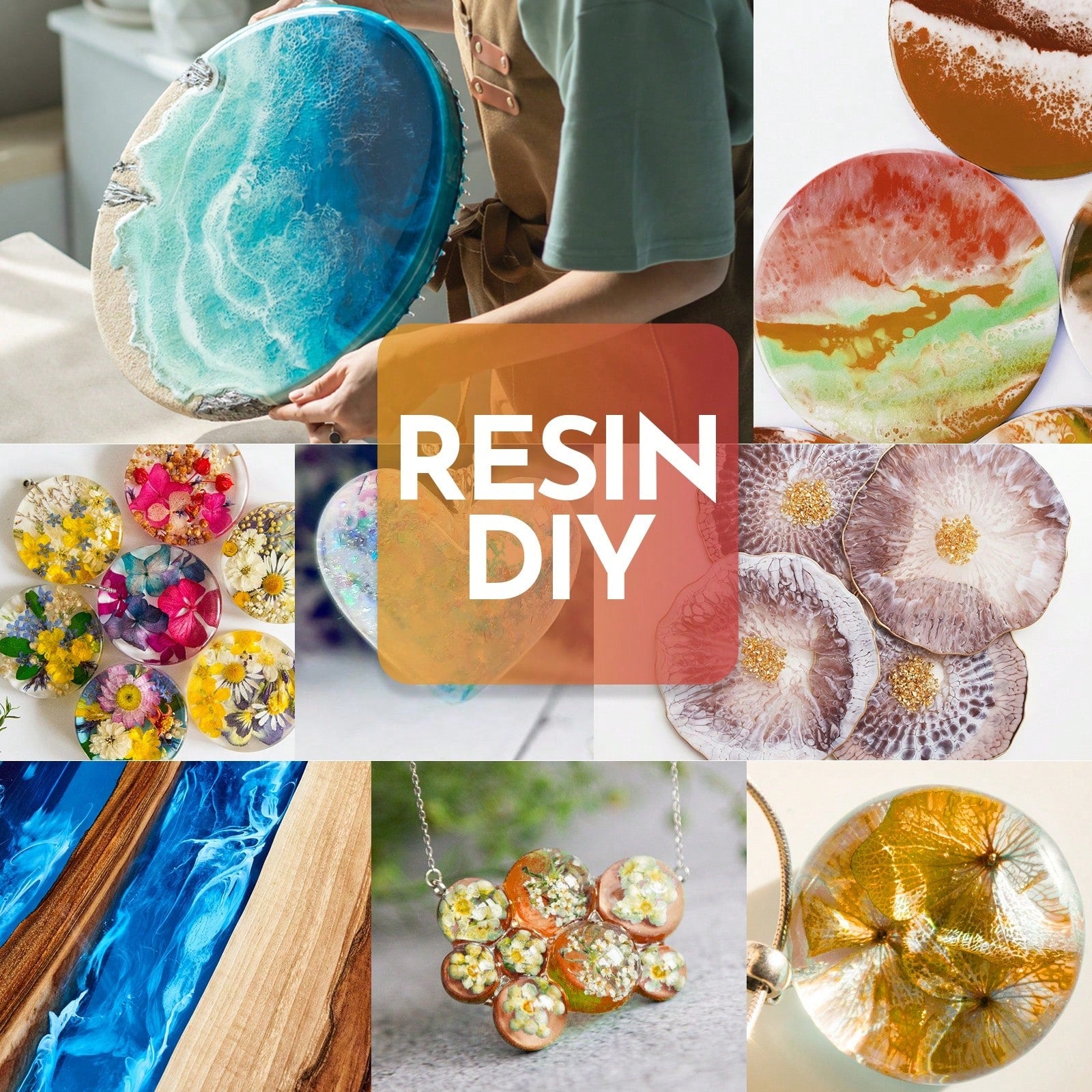 Newly Formulated Crystal Clear Epoxy Resin, Strong, Bubble-Free, Anti-Yellowing Art Resin That, Suitable For Casting, DIY, Resin Art, Molds, Jewelry, Easy To Mix 1:1 Ratio-PUDUO| Epoxy Resin Kit 80oz