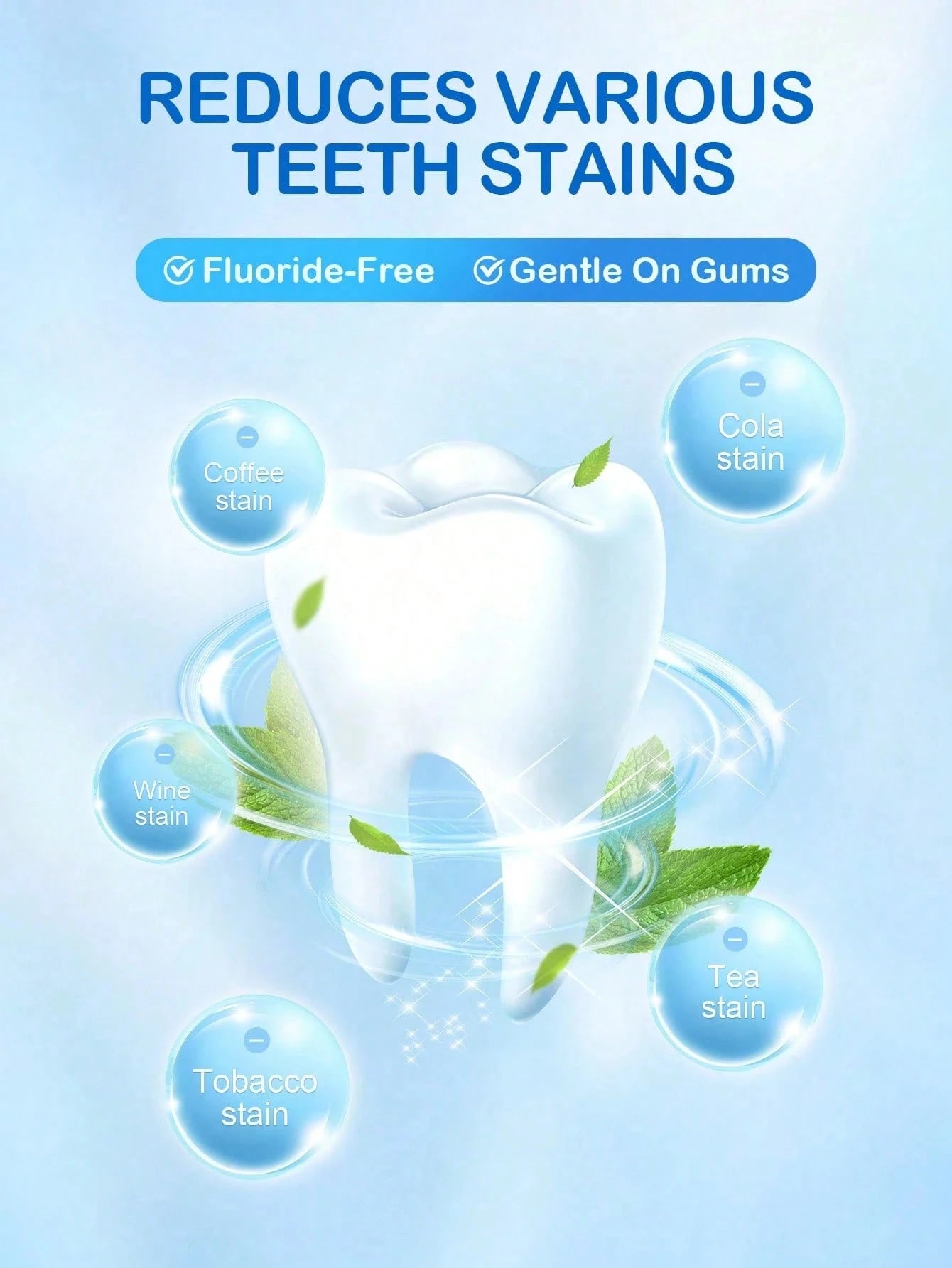Niacinamide Whitening Toothpaste, Clean Peach Flavor, Get Rid Of Smoke Stains, Coffee Stains, Tea Stains, Keep Your Mouth Clean And White, Good Choice For Vacation, Beach, Travel Essentials, Suitable